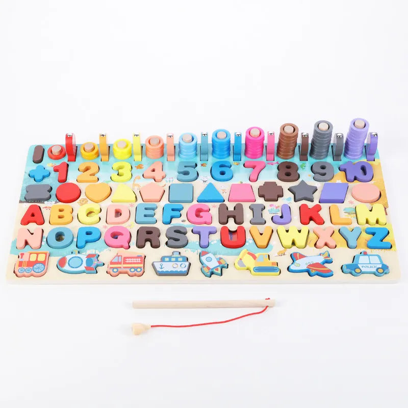 Wooden Montessori Educational Toys Set