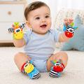 Cute Baby Rattle Wrist & Foot Socks – 2PCS Set