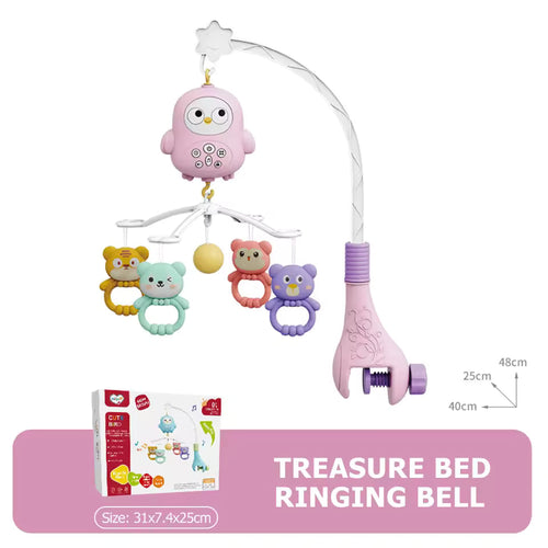 Baby Crib Mobile with Projector & Night Light