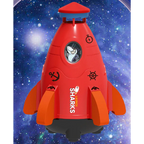 Kids Rocket Sprinkler Spinner Toy
